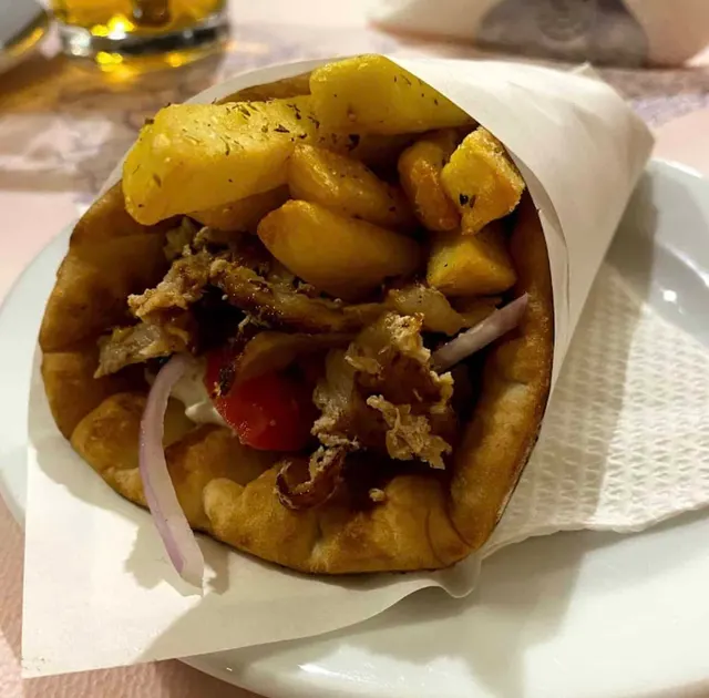 Pita gyros wrap
